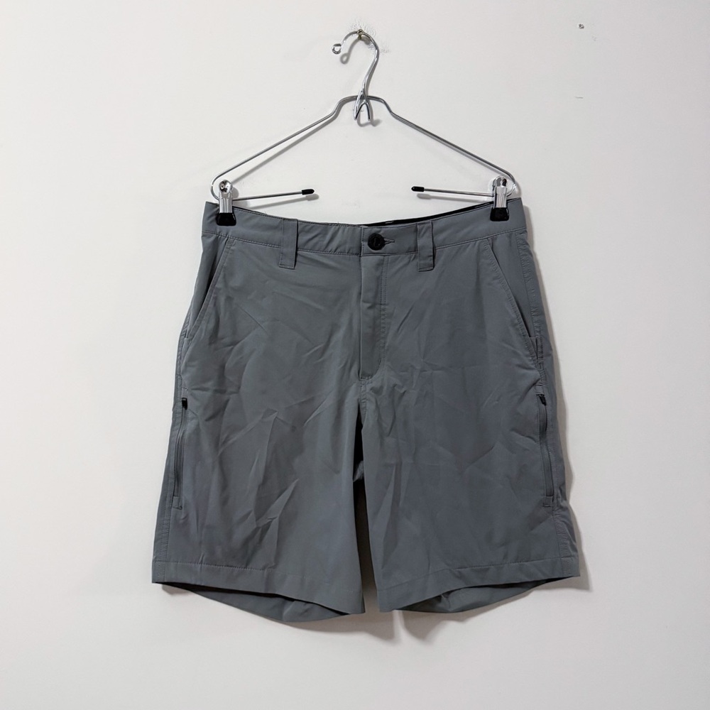 ORVIS Men 32 Gray Khakis Outdoor‎ Hiking Fishing Performance Stretch Shorts